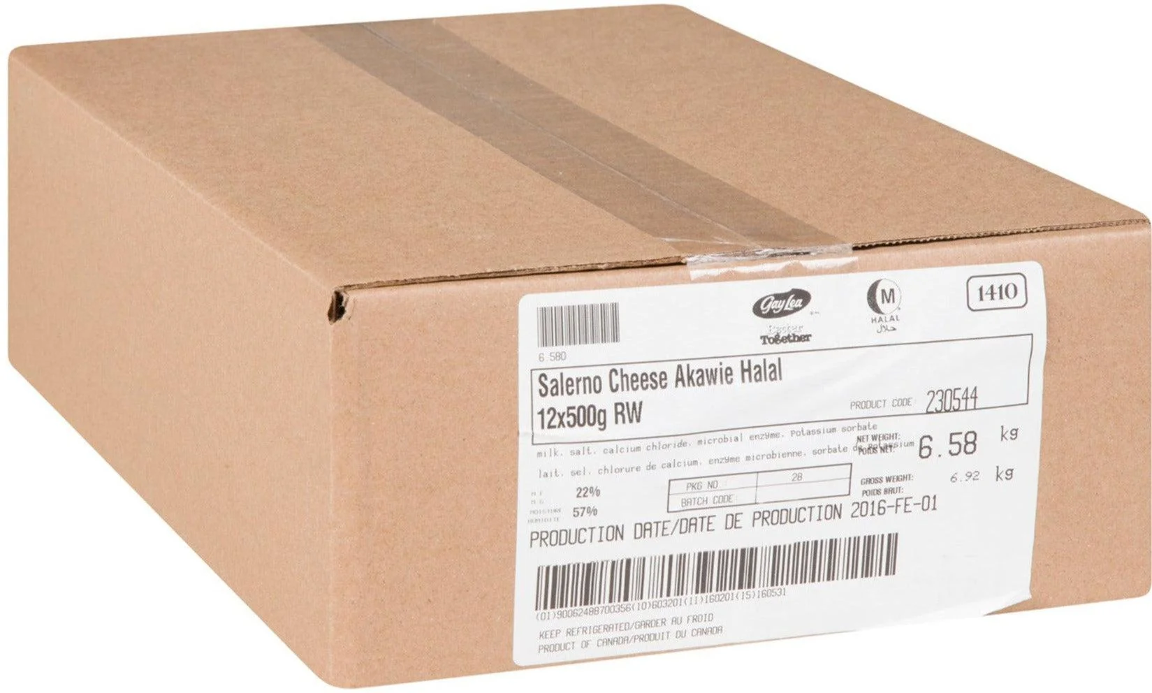 Salerno - Akawie Cheese — Each (500 G)