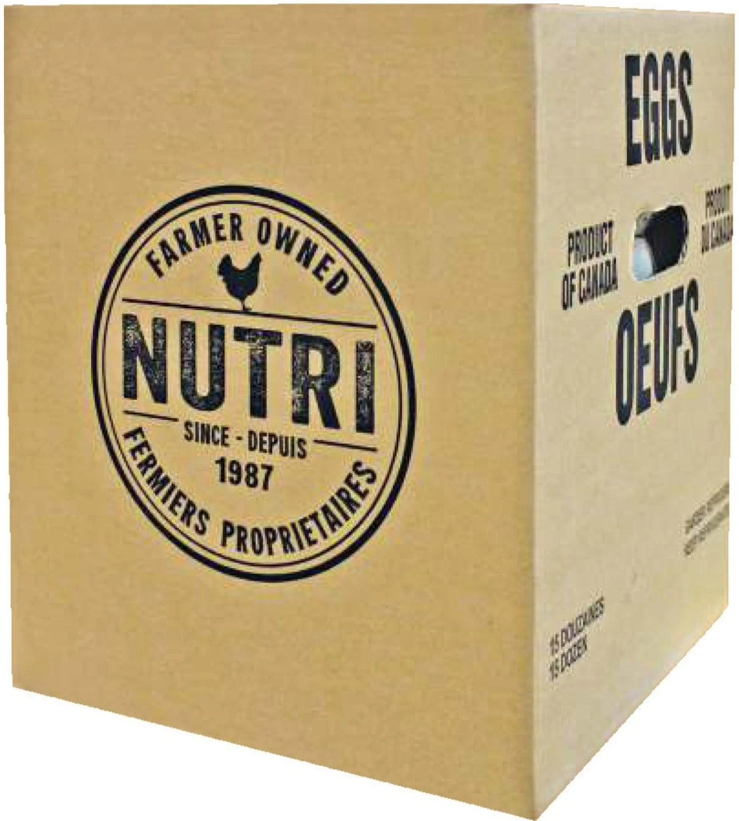 Nutri - Eggs - Large/XL - Carton — Case (15 x 12 CT)