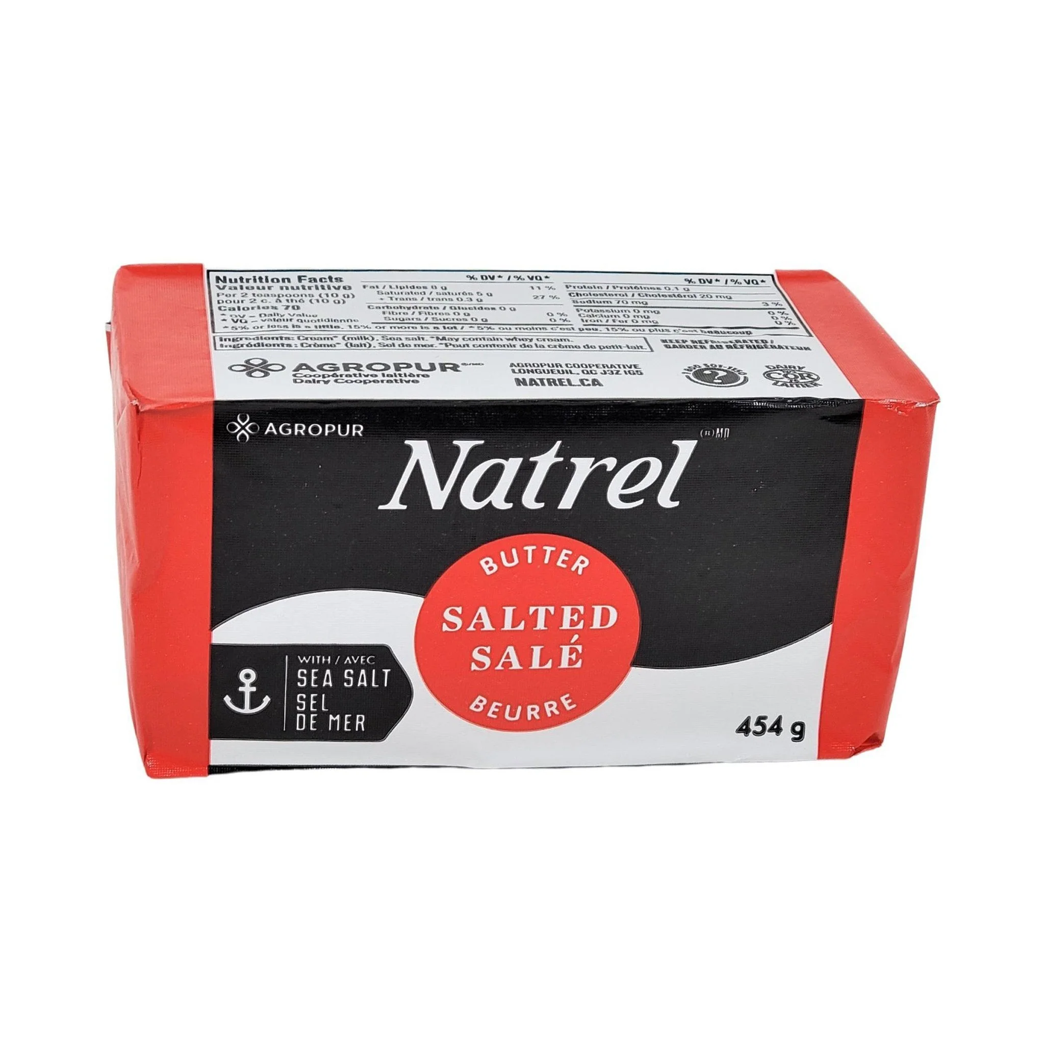 Gay Lea/Great Value - Salted Butter — Each (454 G)