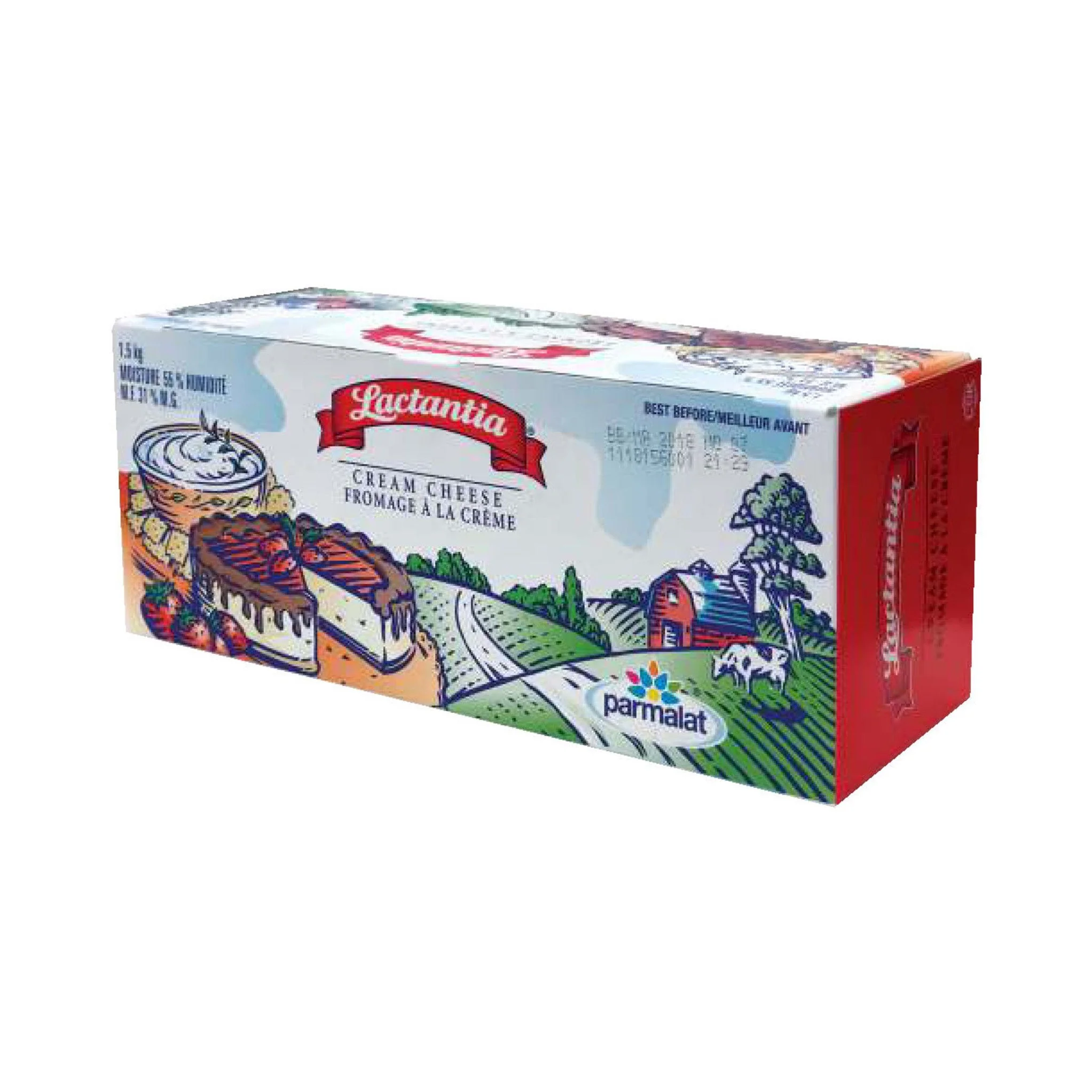 Lactantia - Cream Cheese Brick — Each (1.5 KG)