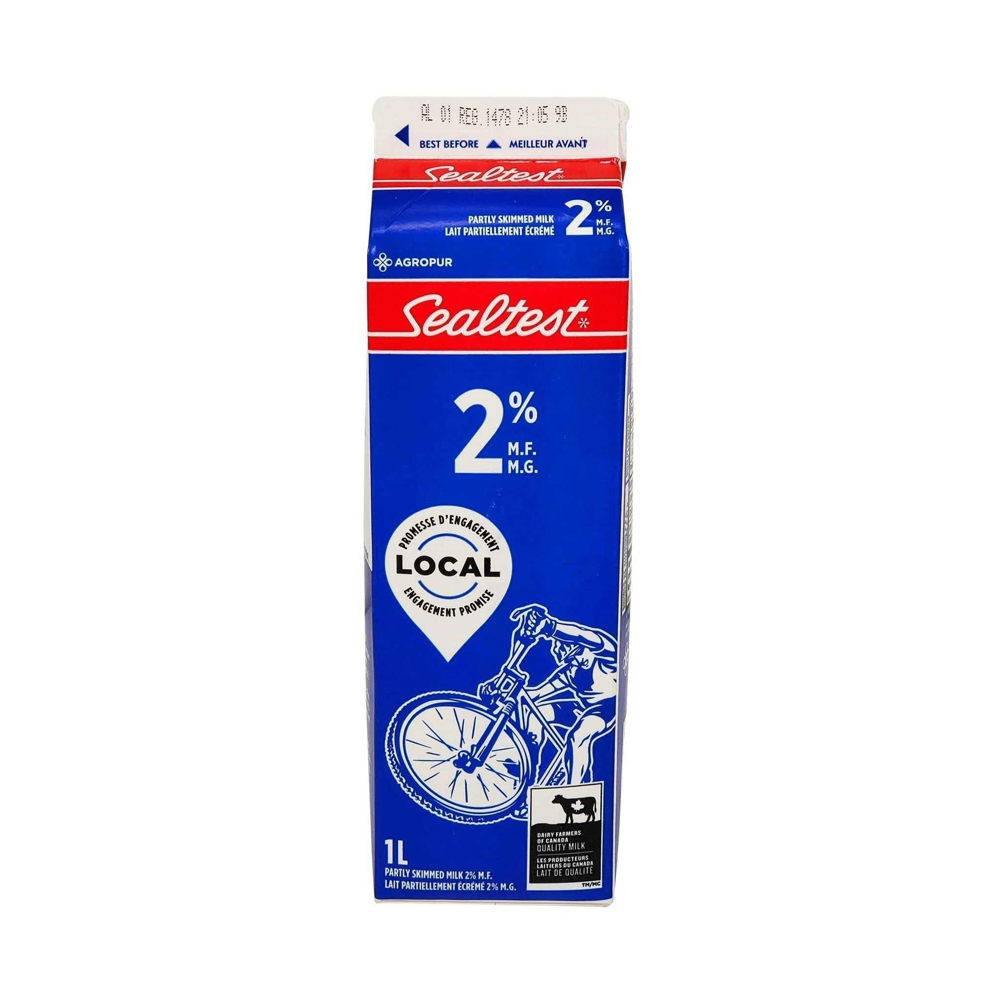 Beatrice - Milk - 2% - 1Lt — Case (16 x 1 L)
