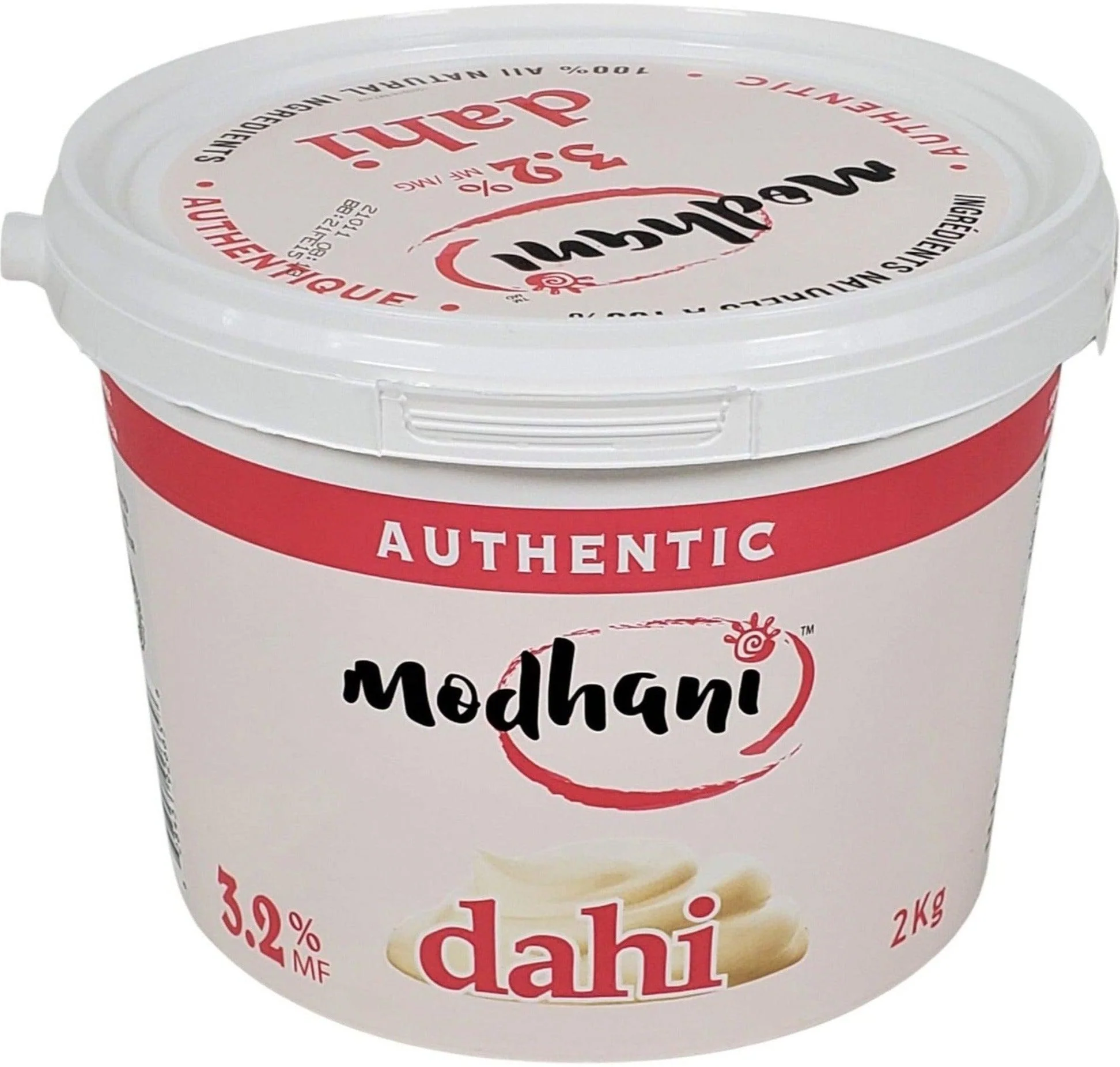 Modhani - Plain Yogurt - 3.2% — Case (4 x 2 KG)