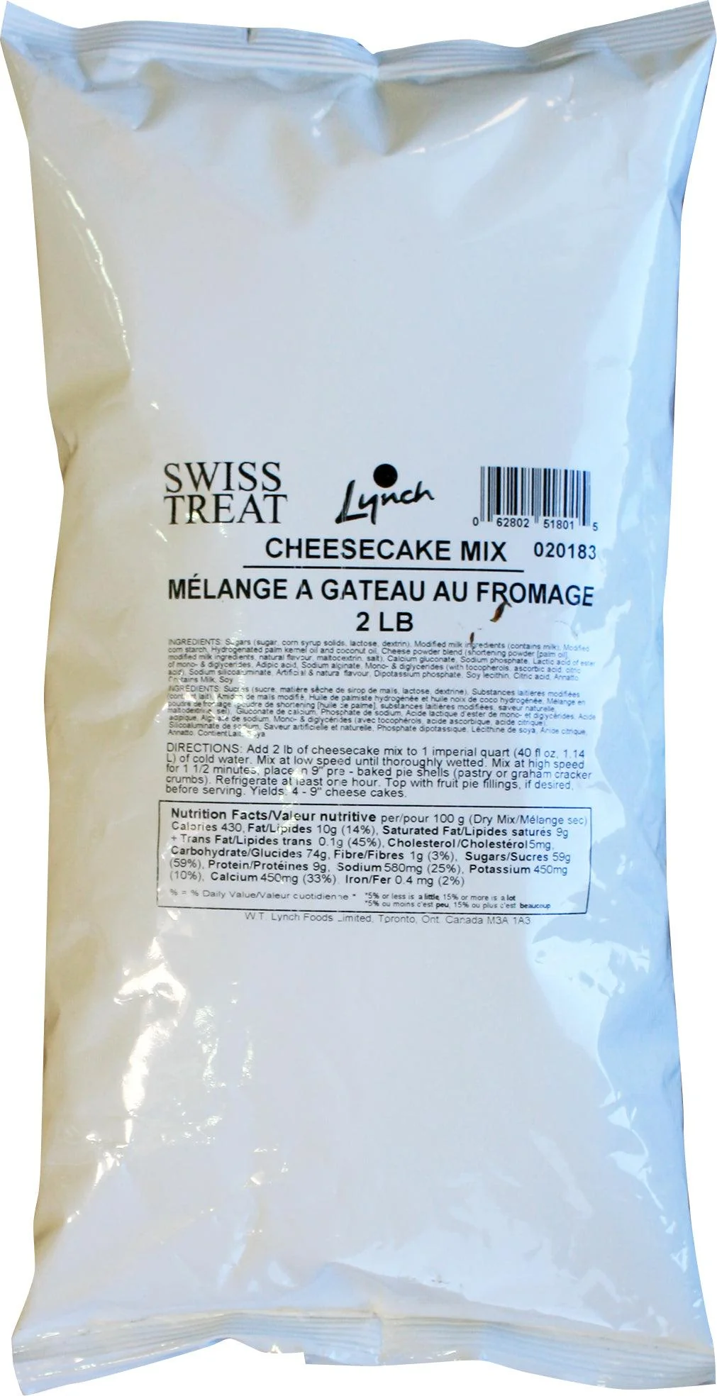Lynch - Cheese Cake Mix — Case (6 x 2 LB)