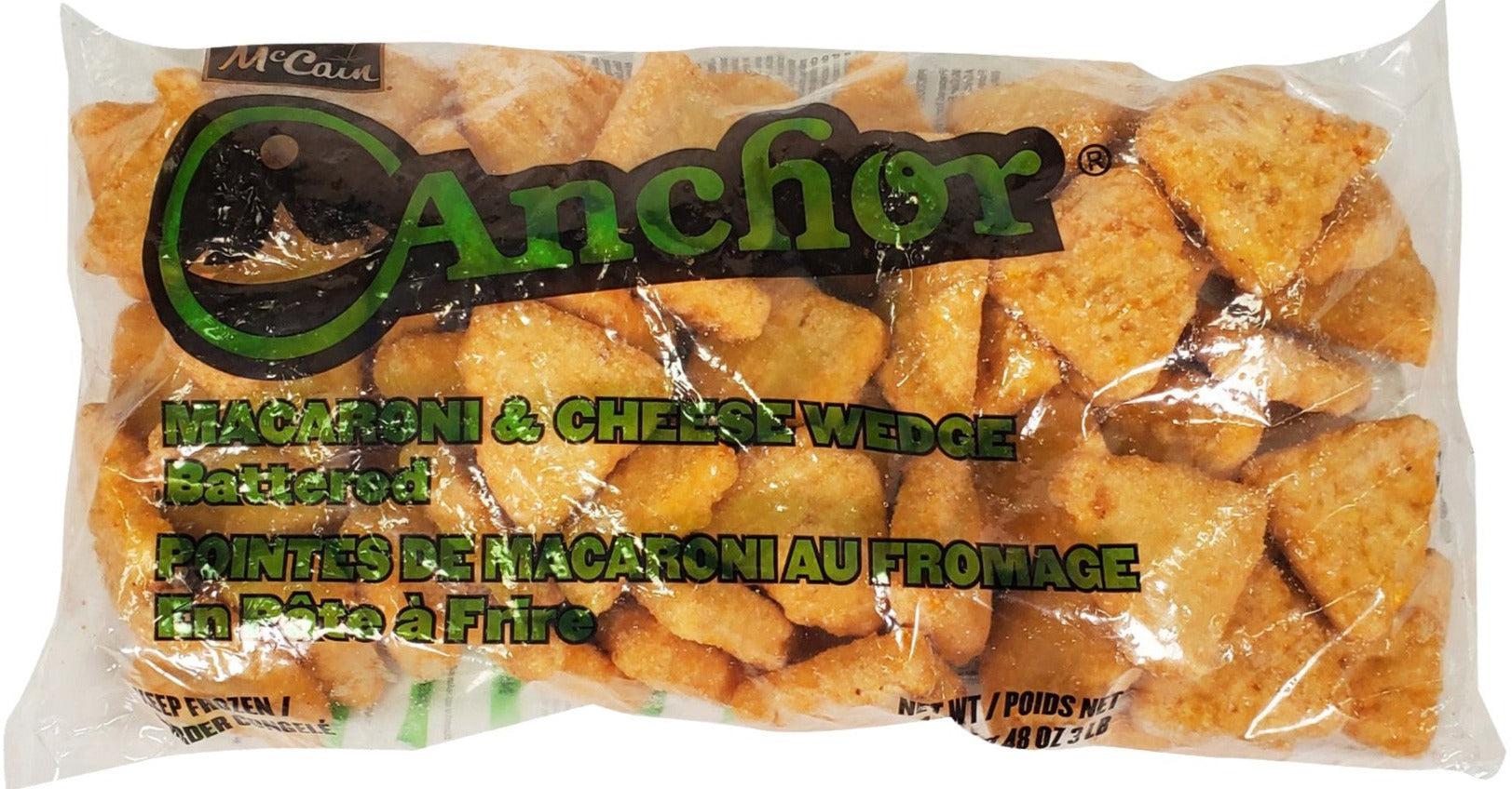 McCain Anchor Battered Mac And Cheese Wedges — Each (3 LB)
