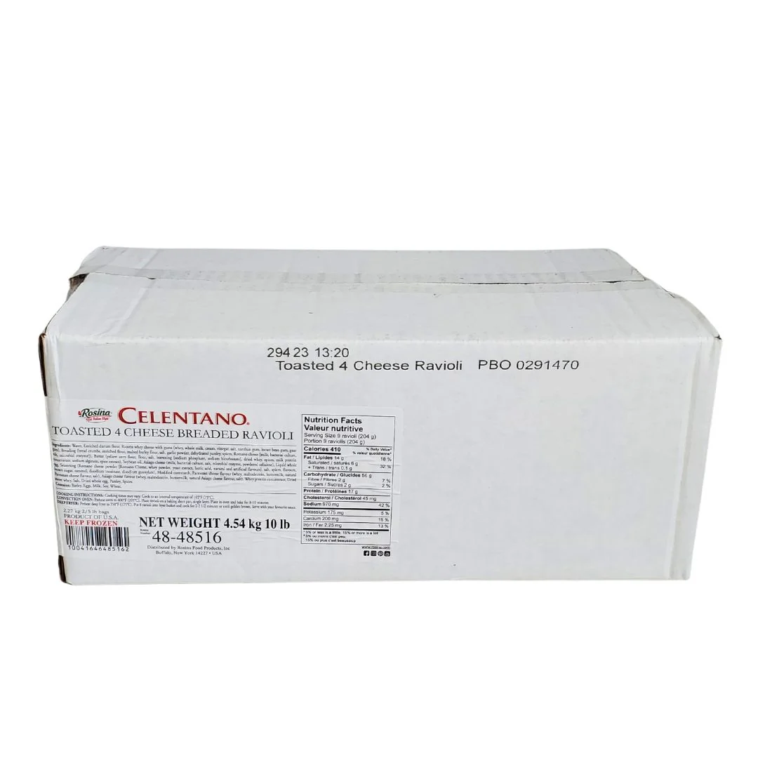 Celentano - Toasted Cheese Ravioli - 2 x 5 LBS — Pack (5 LB)