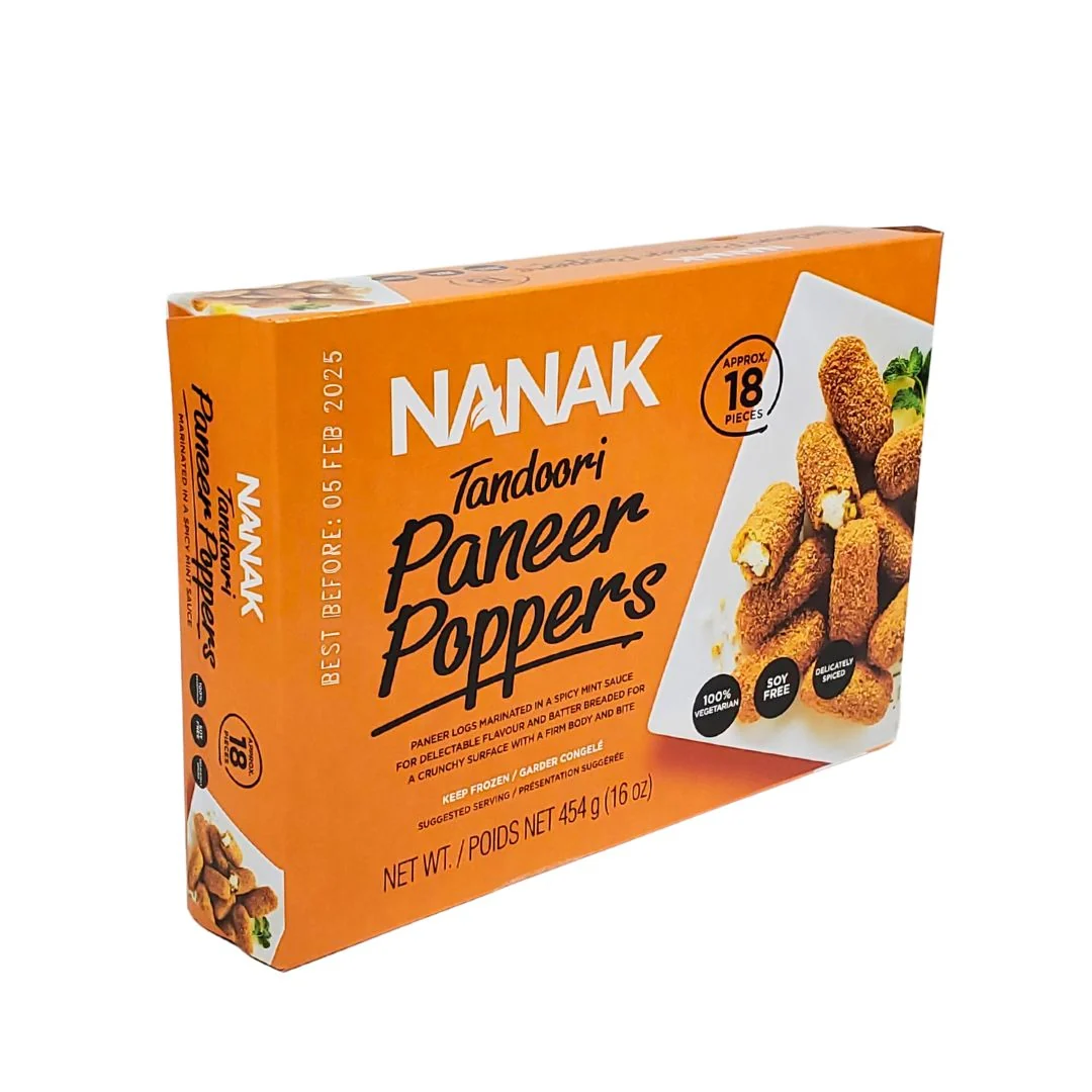 Nanak - Tandoori Paneer Poppers — Case (12 x 454 G)