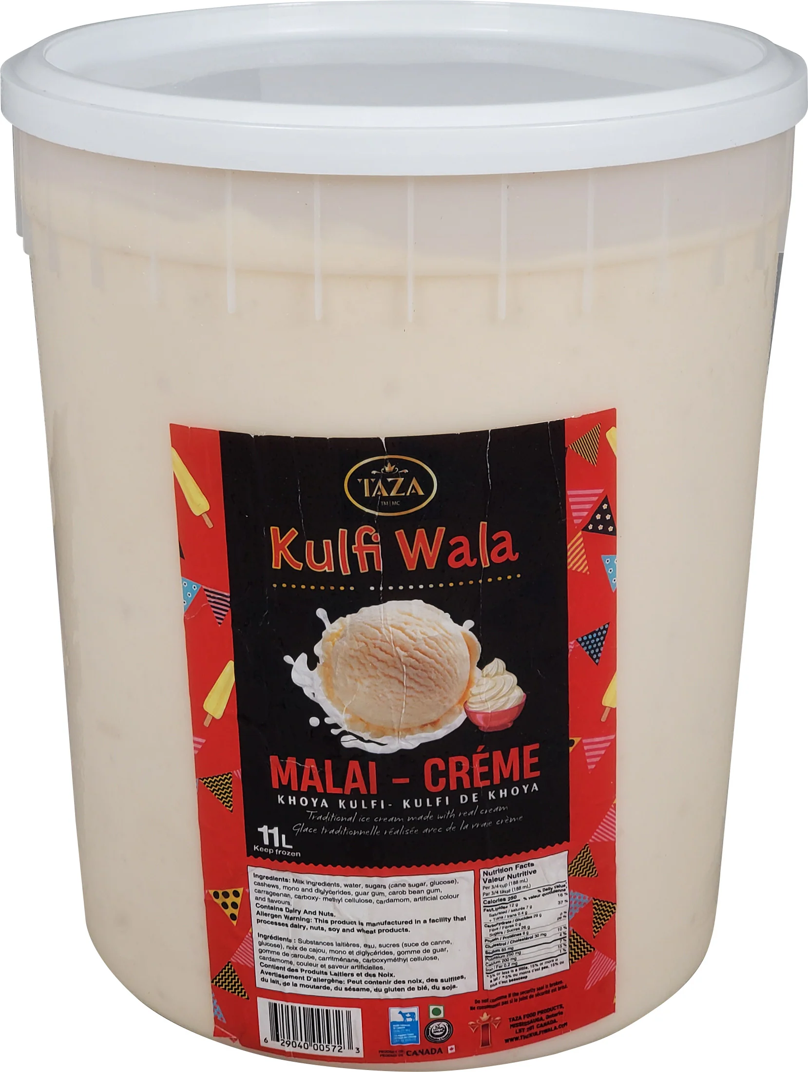 Taza - Ice Cream - Malai Kulfi