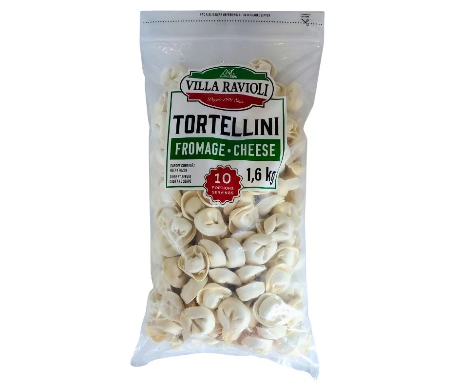 Villa Ravioli - Cheese Tortellini — Case (5 x 1.6 KG)