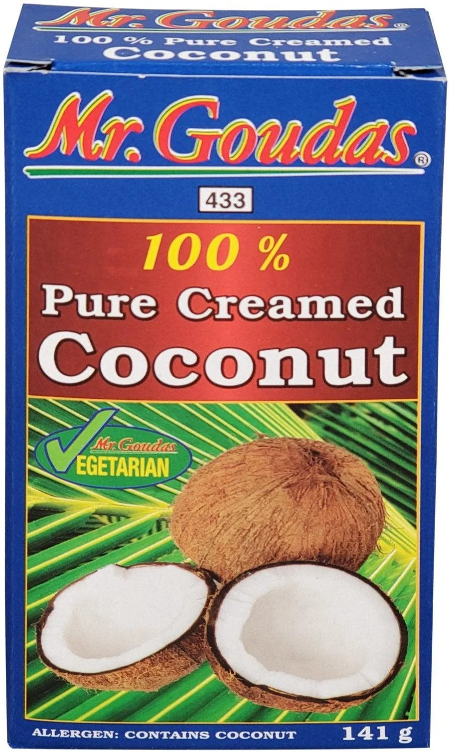 Mr. Goudas - Coconut Cream — Case (40 x 142 G)