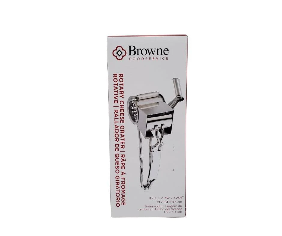 Browne Stainless Steel Rotary Cheese Grater