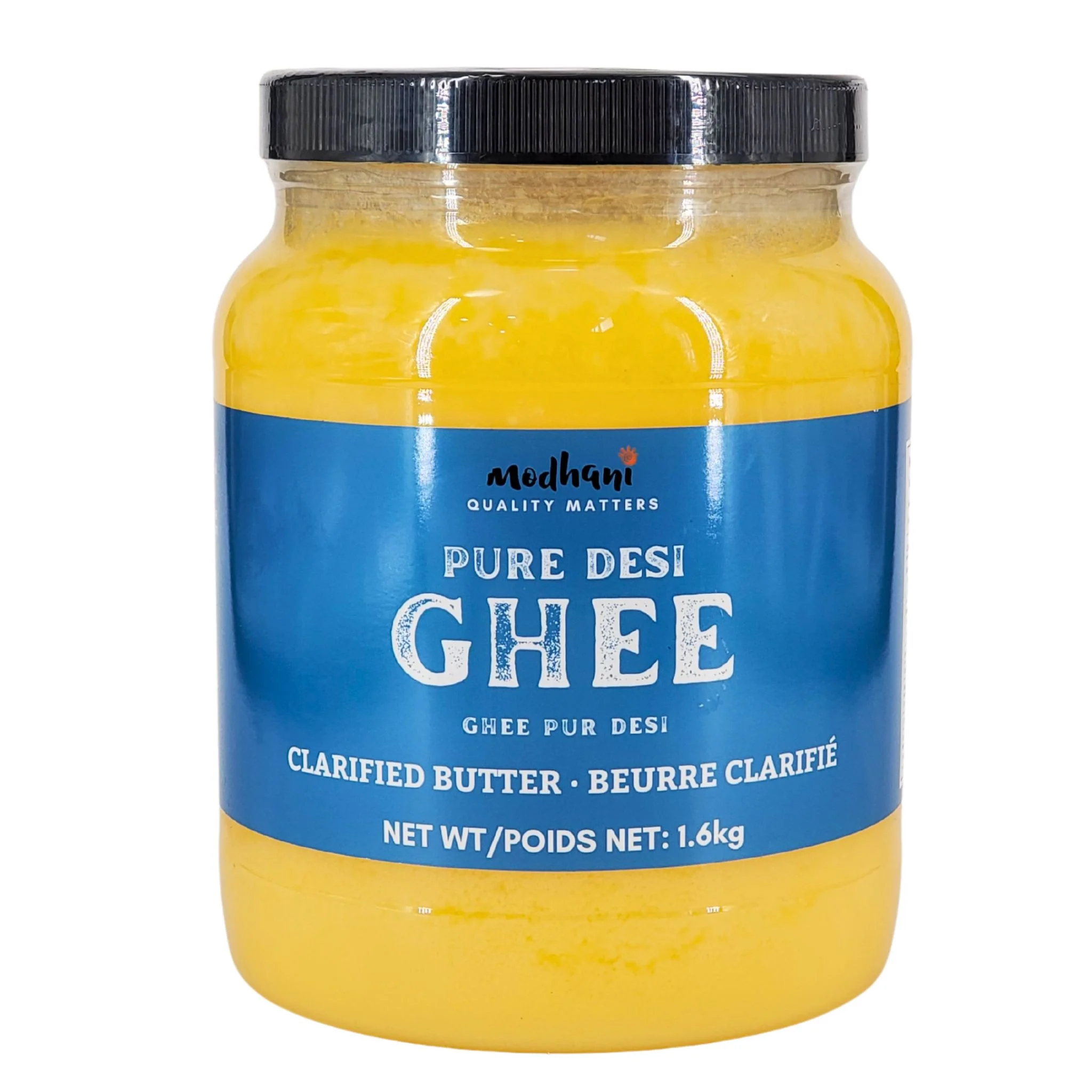 Modhani Pure Desi Ghee (Clarified Butter) - 1.6kg — Case (6 x 1.6 KG)