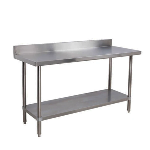 Efi - Worktable With Backsplash Stainless Steel 30x72 IN