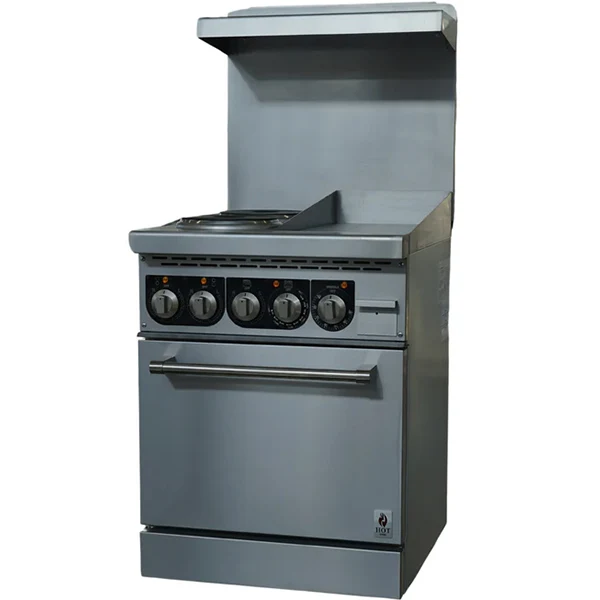 Hotzone - Electric Range 2 Burner With 12" Griddle 24"