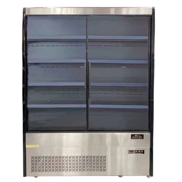Sub Equip - Open Air Cooler With Glass Door 59"
