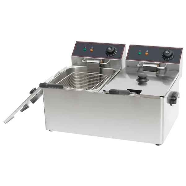 Turbo - Electric Twin Tank Fryer Table Top Each