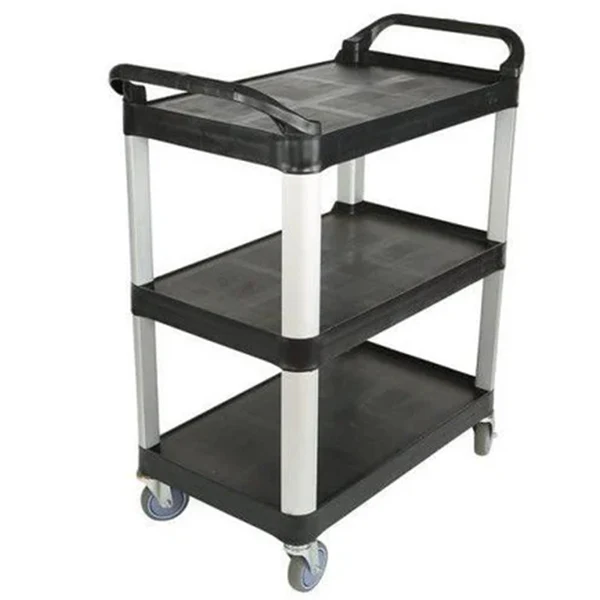 Globe - Utility Cart Small- Black 33"Lx17"Wx37"H