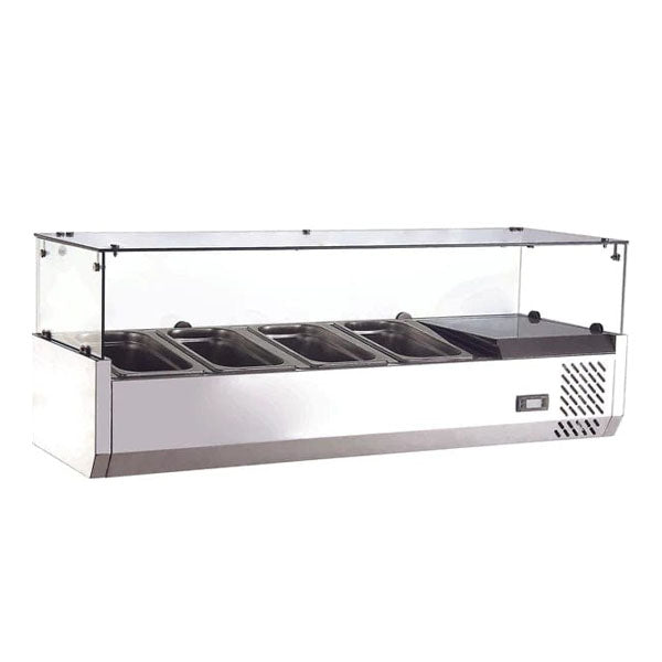 Canco - Tr-48-4 47" Topping Rail With Sneeze Guard EA