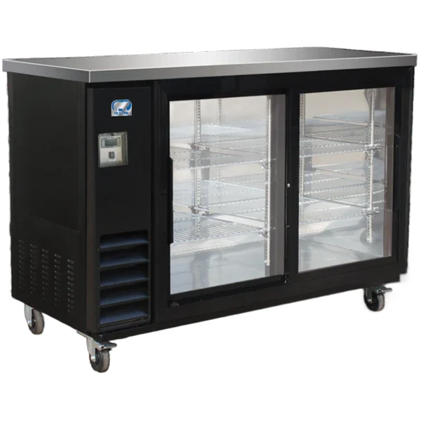 Coldzone - BC-49 2 Door Bar Cooler Glass 49"