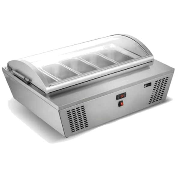Efi - Gelato Freezer Table Top 5PAN Curved Display 5PANS