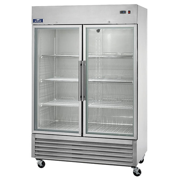 Arctic Air - 2 Door Glass Freezer 54"W S/S Body 54"