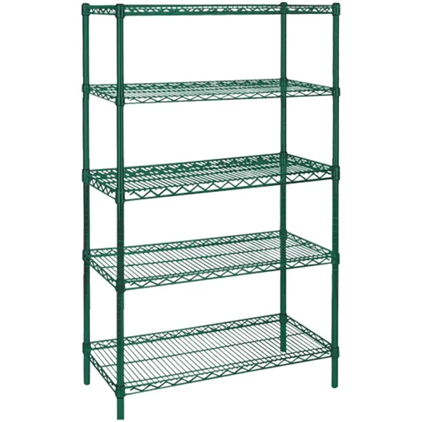 Canarac - WSK1848G 18x48 Wire Shelf Kit Green EA