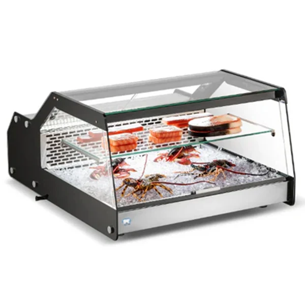 Coldzone - Cw-128 Countertop Flat Glass Display Case 28" 28"W 35"D