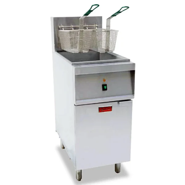 Omcan - 47739 Electric Floor Deep Fryer 40Lb 240v 40LB