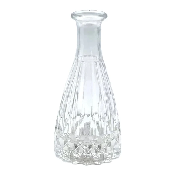 Glass Vase Clear 2.9x5.8IN 1UN