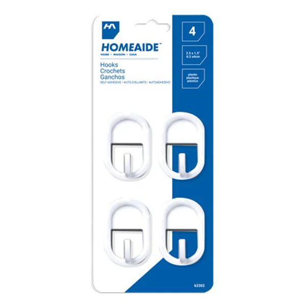 Home-Aide - Hooks Medium 4PK
