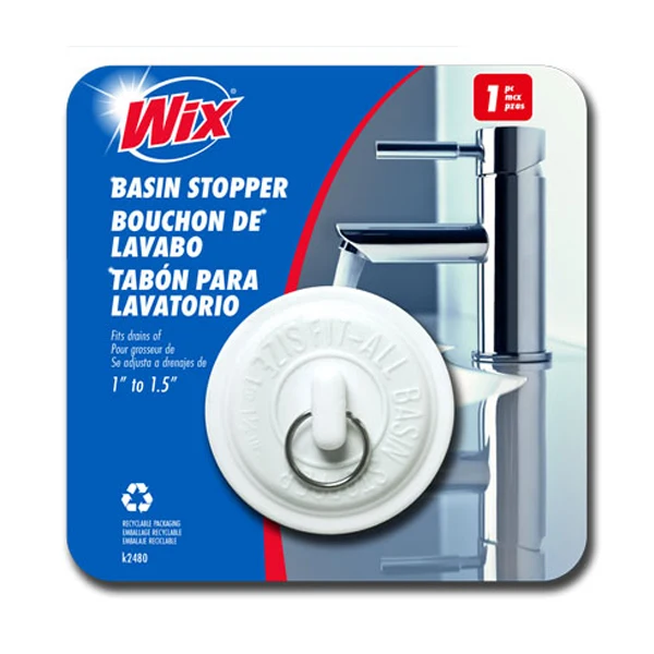Home-Aide - Basin Stopper 1"-1.5" EA