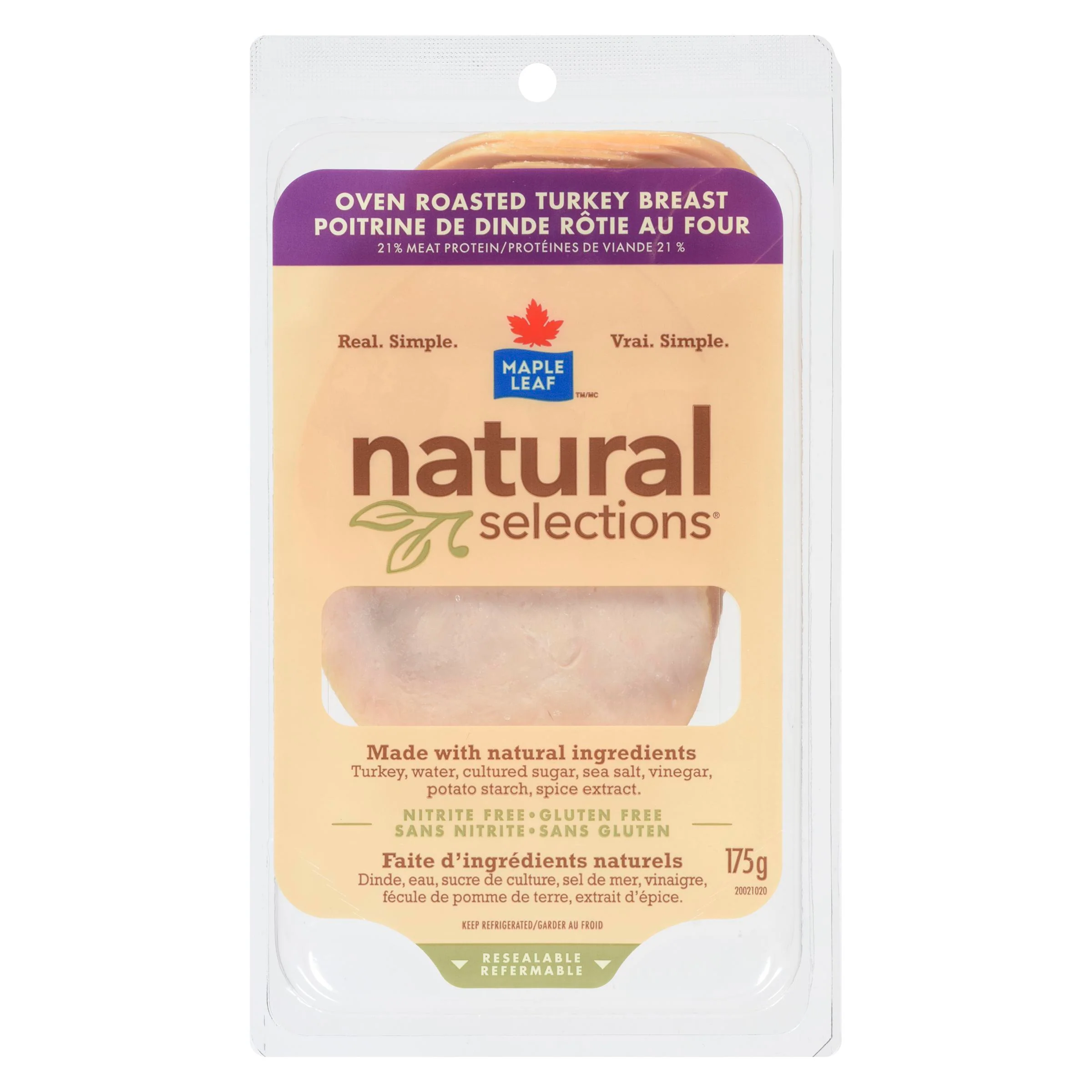 Maple Leaf - Natural Selection Oven Roasted Turkey 175 GR