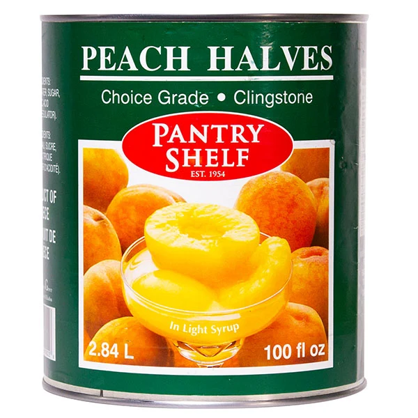 Pantry Shelf - Peach Halves 2.84LT