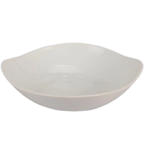 Table Smart - Porcelain Low Bowl 10.5x9.5x3IN 21 OZ