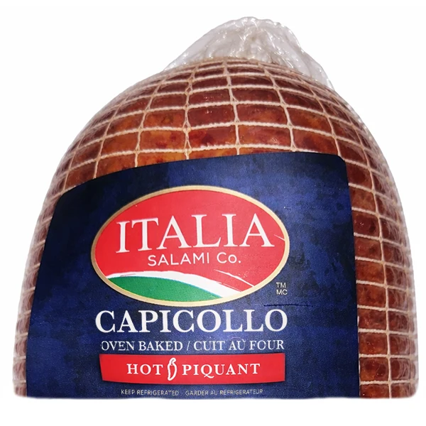 Italia - 1/2 Capicollo Hot Oven Baked Per KG