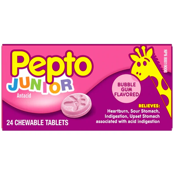 Pepto Bismol - Kids Bubble Gun Chewable Tablets 24CT