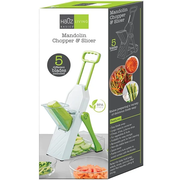 Hauz - Mandolin Chopper/Slicer 5BLADES 1 Un