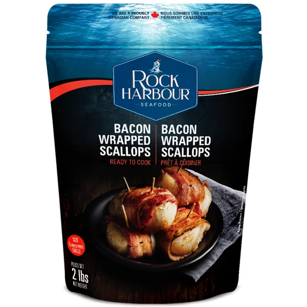 Rock Harbour - Frozen Bacon Wrapped Scallops 200GR