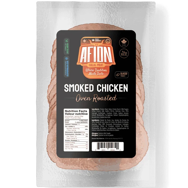 Afion - Oven Roasted Smoked Chicken Sliced 175GR