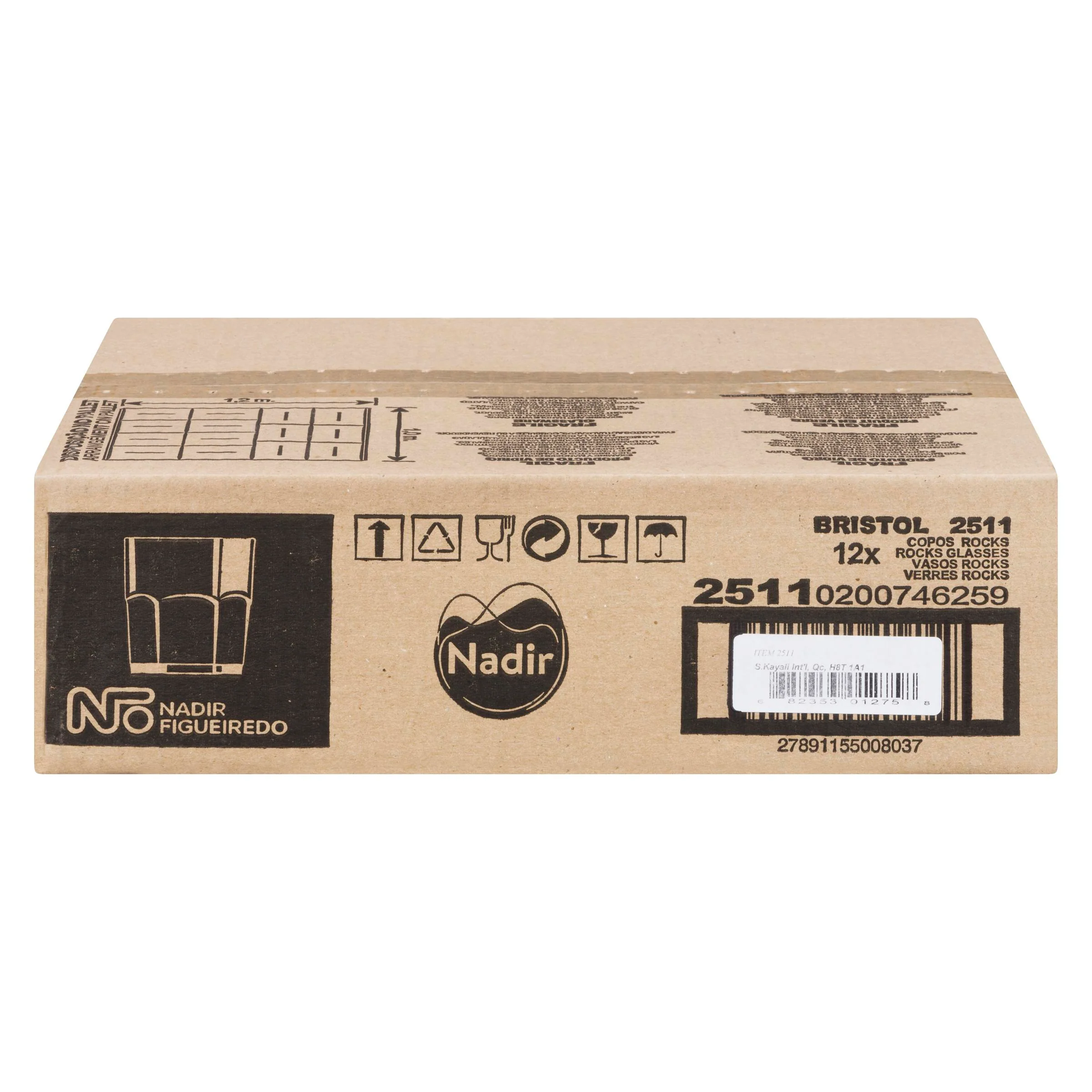Ski - Nadir 10 3/4 Oz Glass 12 EA