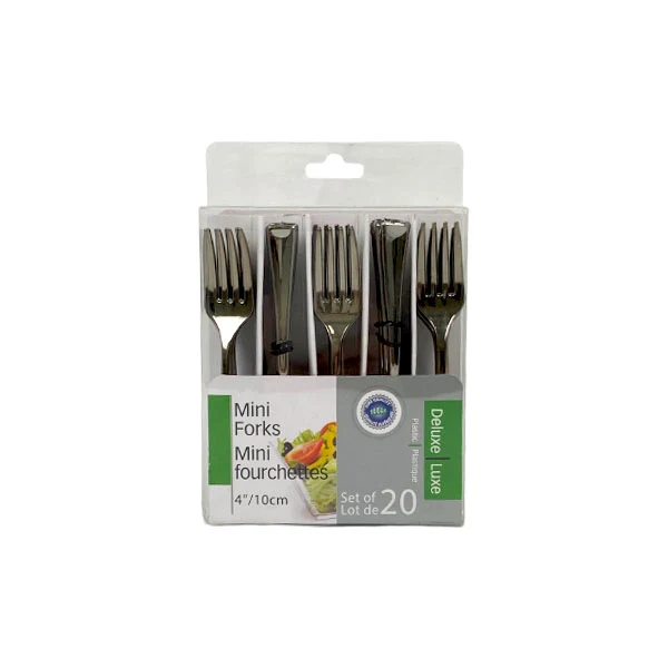 Today'S - Plastic Mini Fork Set 20PCS