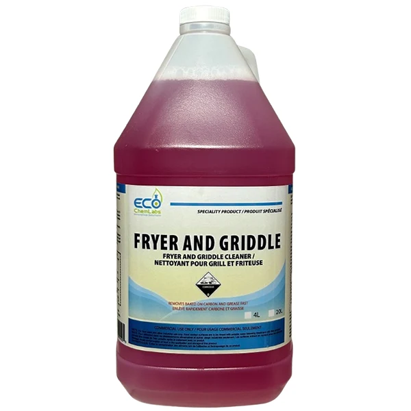 Eco Chemlabs - Fryer Griddle Cleaner 4x4 LT