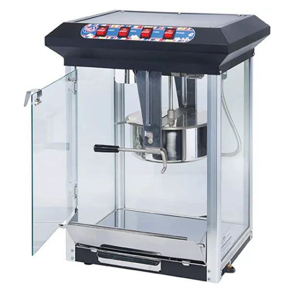 Winco - Black Popcorn Machine EA