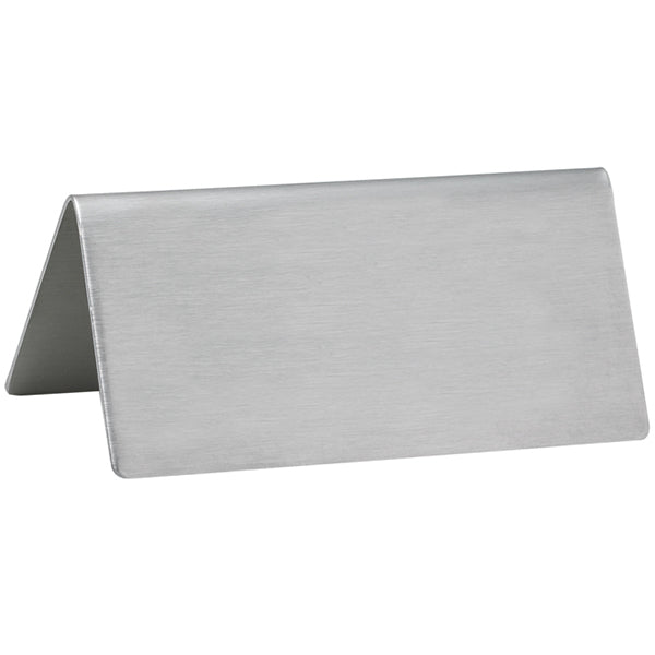 Winco - Ss Tent Blank Sign EA