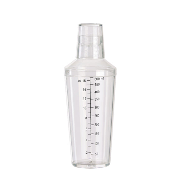 Winco - Clear Bar Shaker 16oz EA