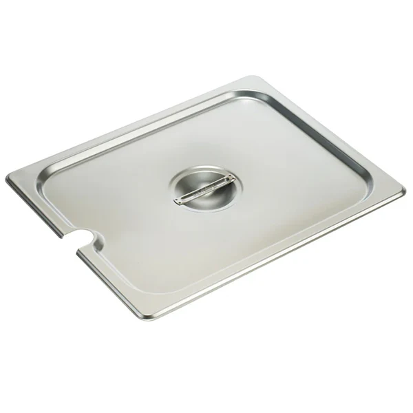 Winco - 1/2 Slotted Stainless Steel Steam Pan Cover EA