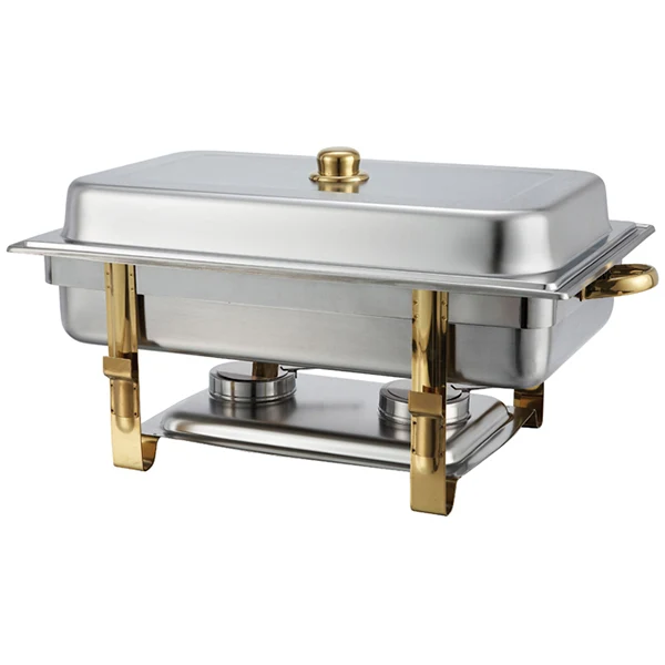 Winco - Malibu 8 Quart Full Size Chafer Stainless Steel EA