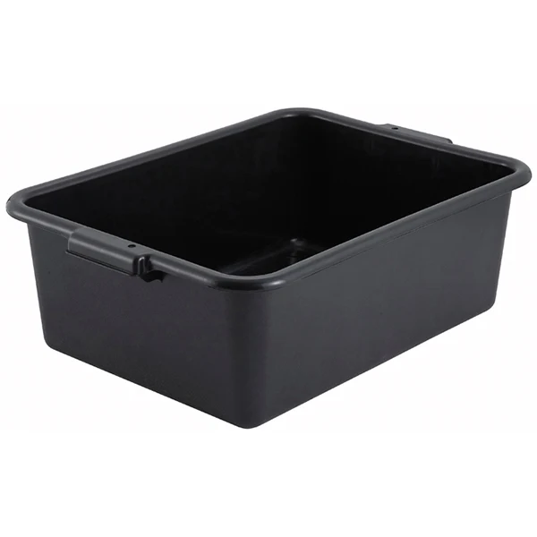 Winco - Dish Box Black 7IN