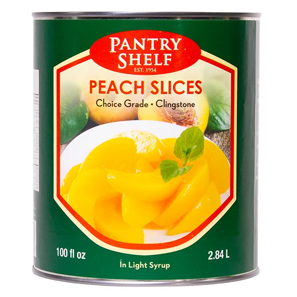 Pantry Shelf - Peach Slices 6x2.84 LT
