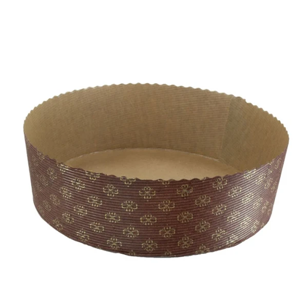 1805176803552 - Novacart Panettone Round Mold 8 5/8x2 3/4IN 24x20 PK