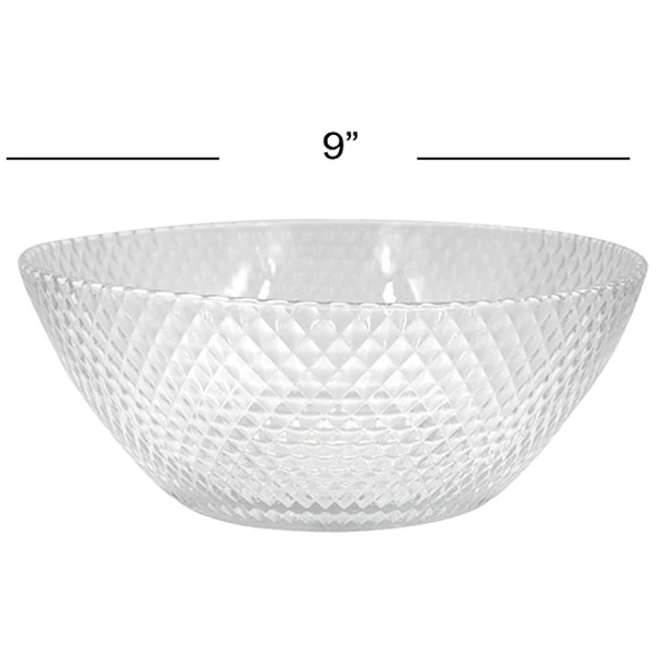 Houseware - Dot Glass Bowl 9IN